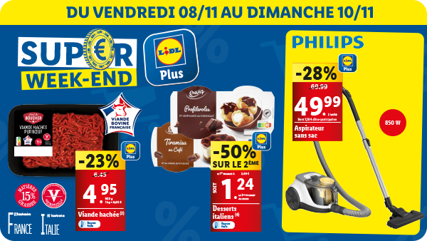 Ce weekend dans votre supermarché Lidl !