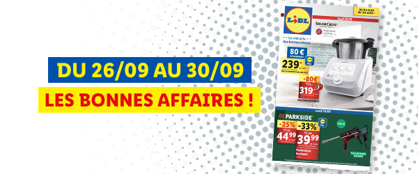 Découvrez le catalogue Lidl de la semaine