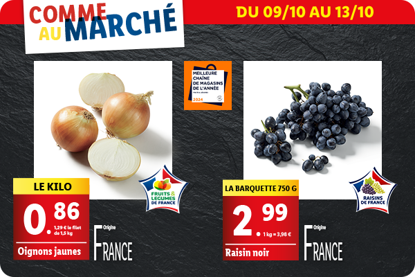 Découvrez les arrivages de fruits et légumes disponible en supermarché