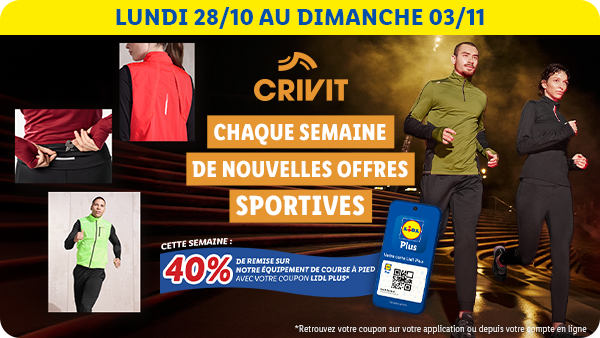 Produits disponibles dans votre supermarché Lidl