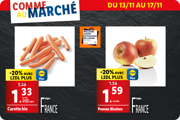 Découvrez les arrivages de fruits et légumes disponible en supermarché