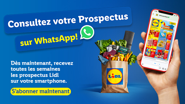 Consultez votre prospectus sur WhatsApp !