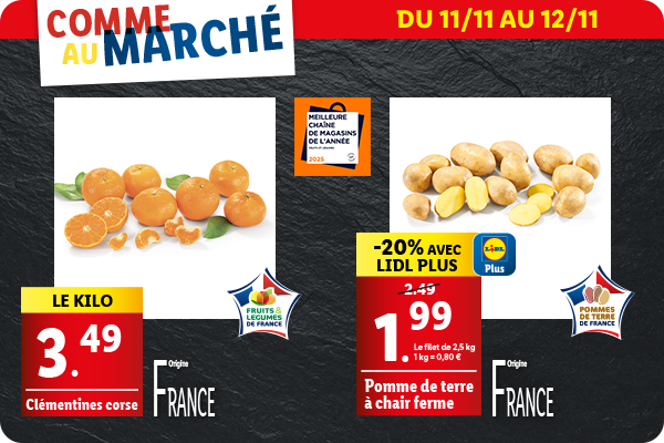 Découvrez les arrivages de fruits et légumes disponible en supermarché