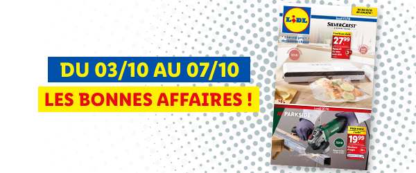 Découvrez le catalogue Lidl de la semaine