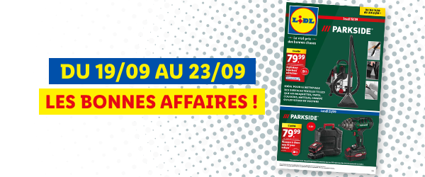 Découvrez le catalogue Lidl de la semaine