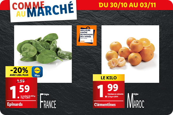 Découvrez les arrivages de fruits et légumes disponible en supermarché