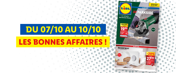 Découvrez le catalogue Lidl de la semaine
