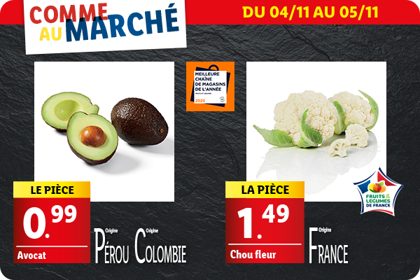 Découvrez les arrivages de fruits et légumes disponible en supermarché