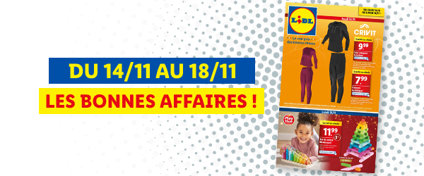 Découvrez le catalogue Lidl de la semaine
