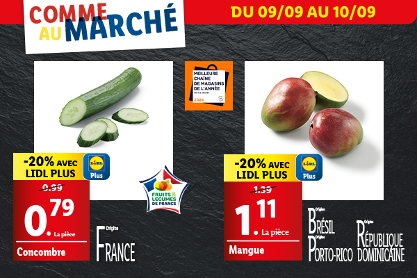Fruits et légumes