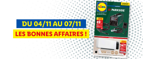 Découvrez le catalogue Lidl de la semaine