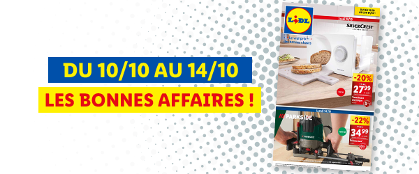 Découvrez le catalogue Lidl de la semaine