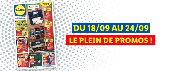 Découvrez le catalogue Lidl de la semaine