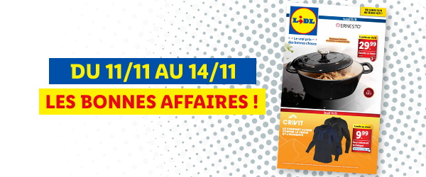 Découvrez le catalogue Lidl de la semaine