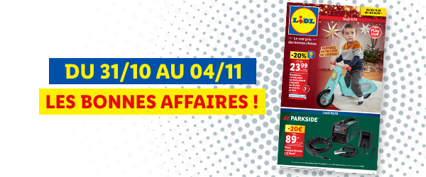 Découvrez le catalogue Lidl de la semaine