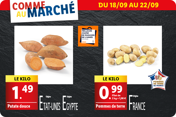 Découvrez les arrivages de fruits et légumes disponible en supermarché