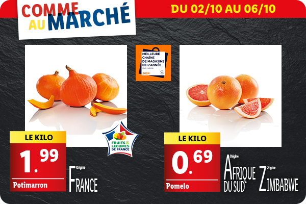 Découvrez les arrivages de fruits et légumes disponible en supermarché